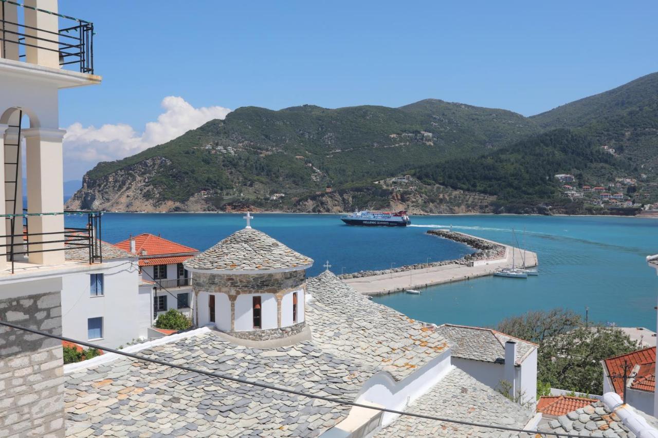 Skopelos House In Castle Panormos  Zewnętrze zdjęcie